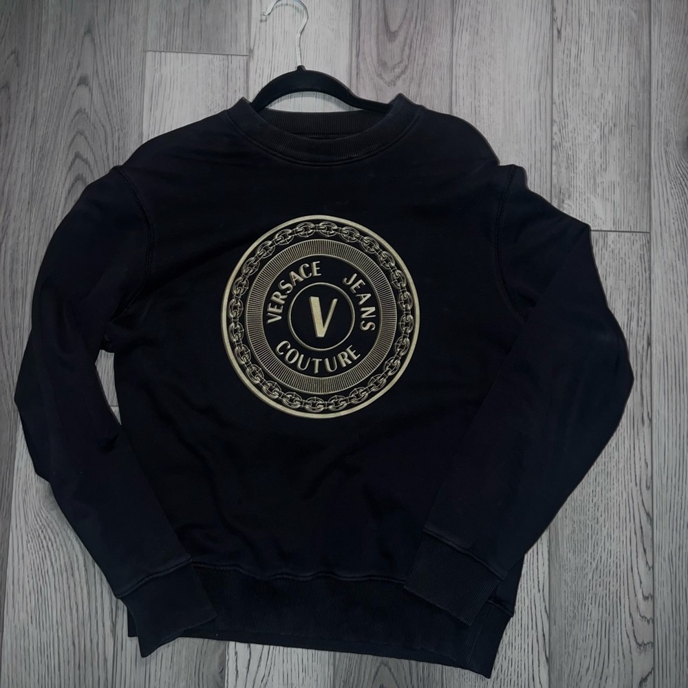Versace black crew neck